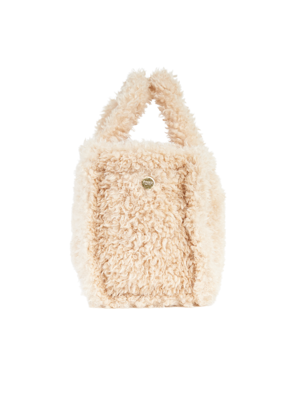 XL Large Tote Bag Beige Sandy Animal Free Sherpa Fur Luxury Canada