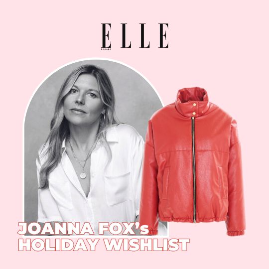 A FREED coat featured in a holiday wishlist in Elle magazine.