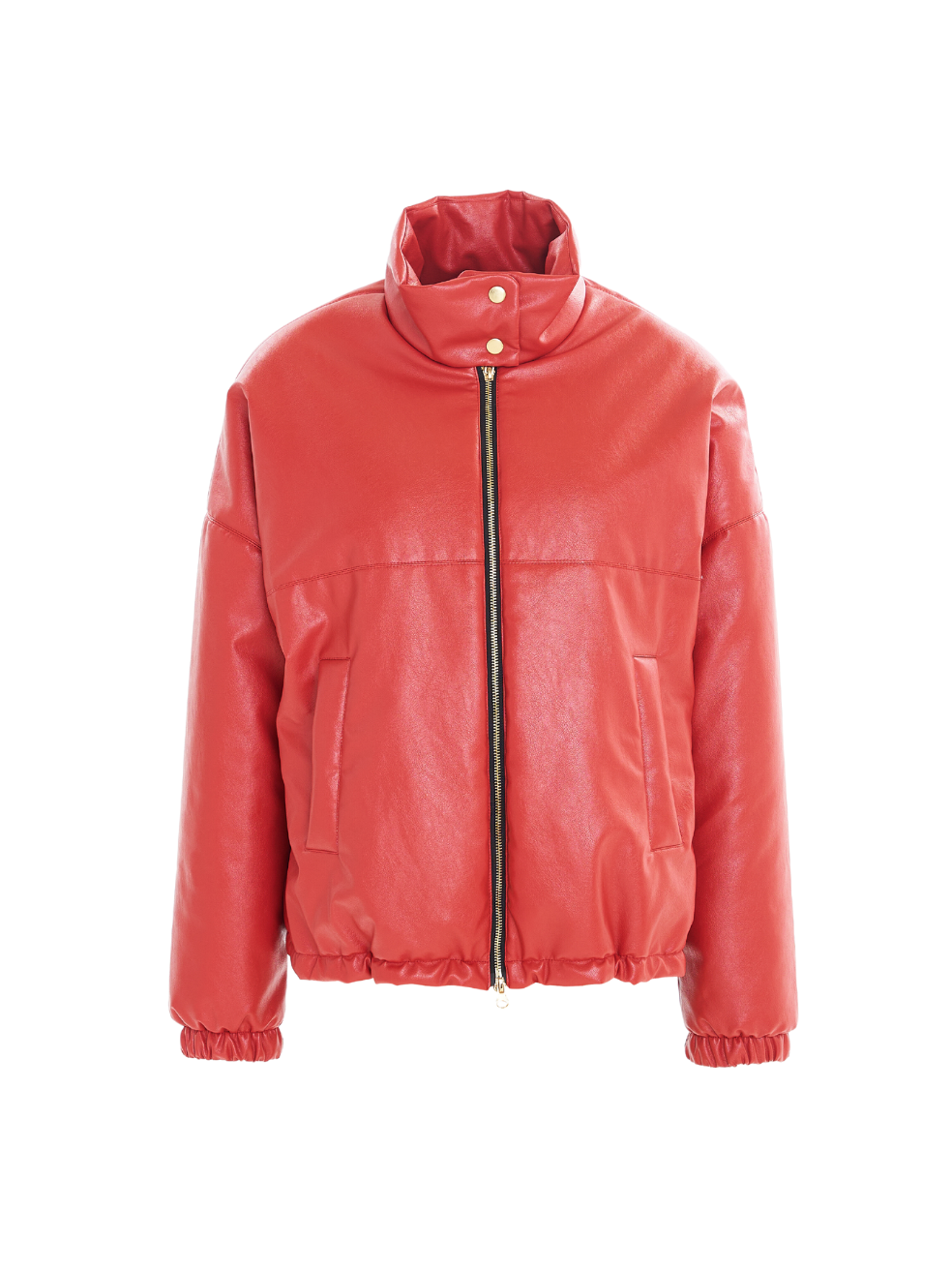 Billy Red Ghost Zero Waste Fashion Canadian Made Cropped Bomber Coat Vegan Leather