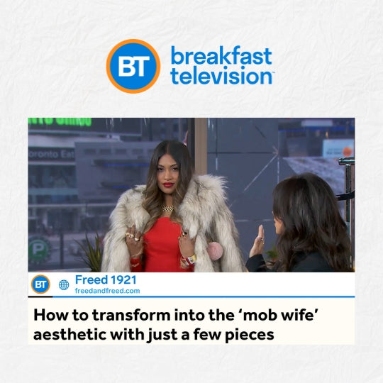 A FREED coat featured in a segment on Breakfast Television.