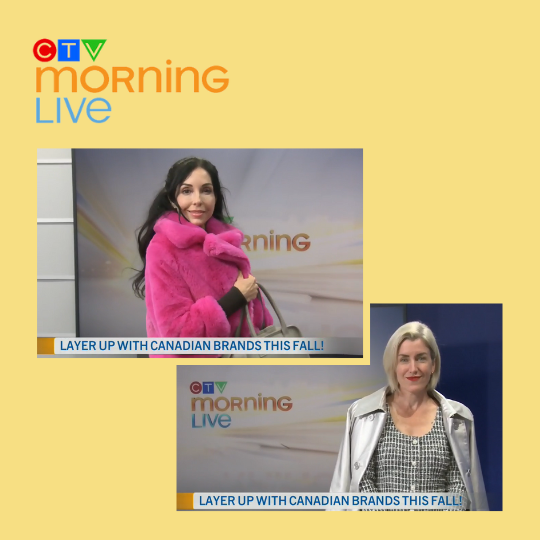 FREED coats featured in a segment on CTV Morning Live.