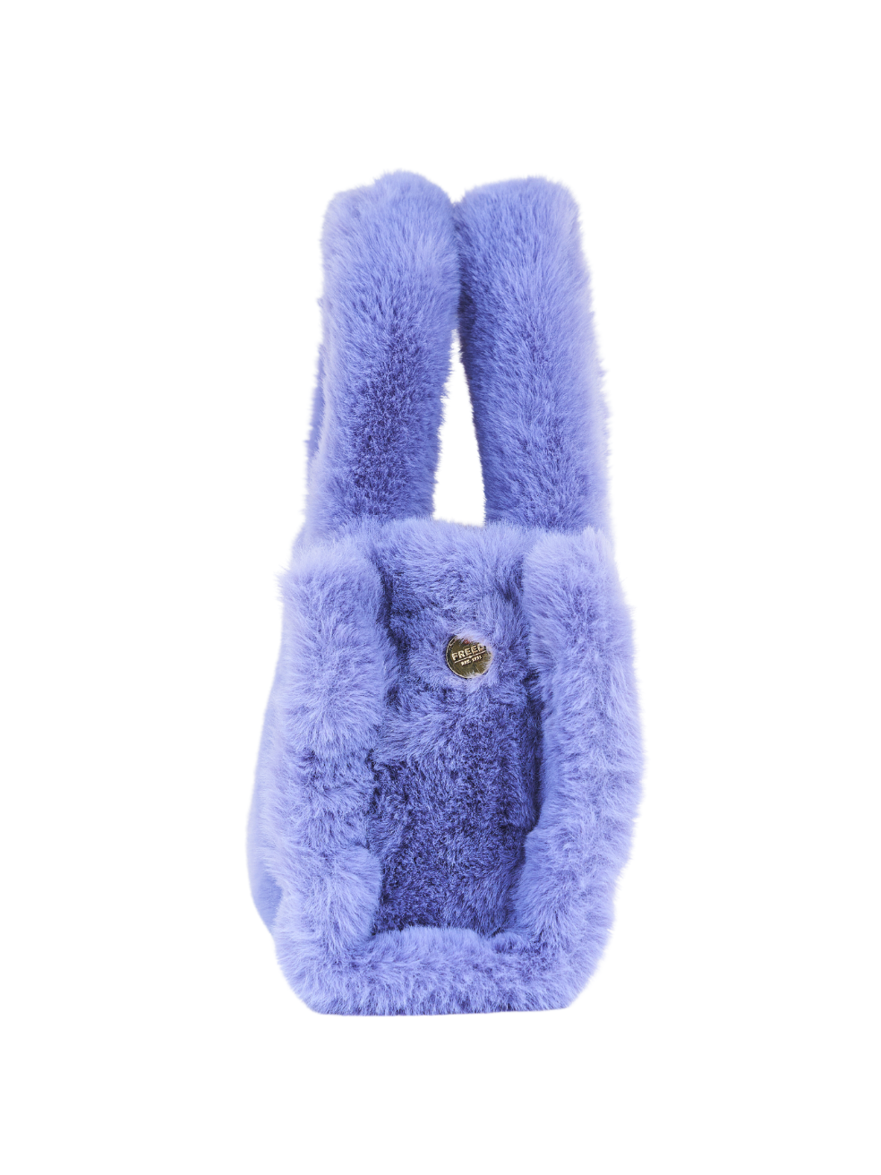 Mini Tote Bag Purse Responsible Faux Fur Lavender Purple Fashion Canada