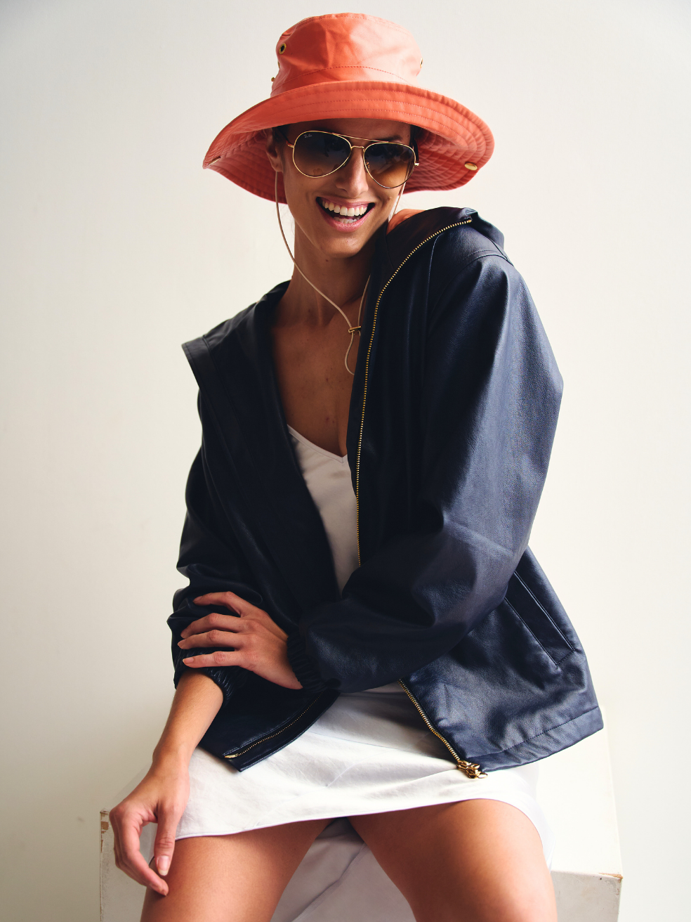 Hunter Indigo Blue Sustainable Fashion FREED Zero Waste Spring Summer Outerwear