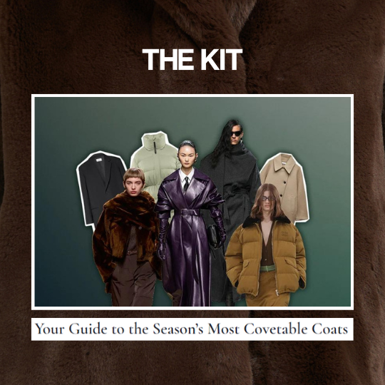 A FREED coat featured in a covetable coats article by The Kit.