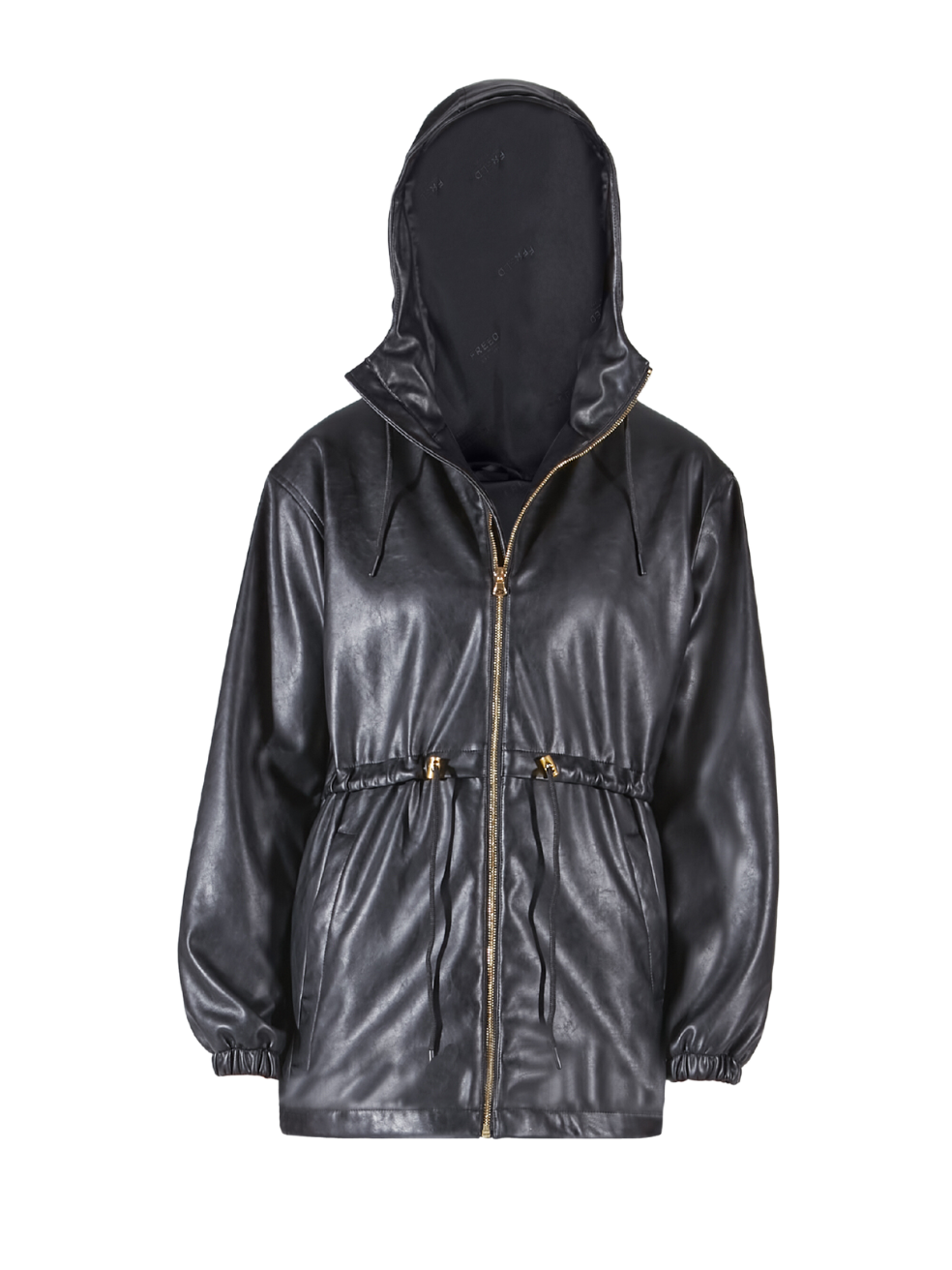 Raincoat Made in Canada Ethically Vegan Leather Robbie Black