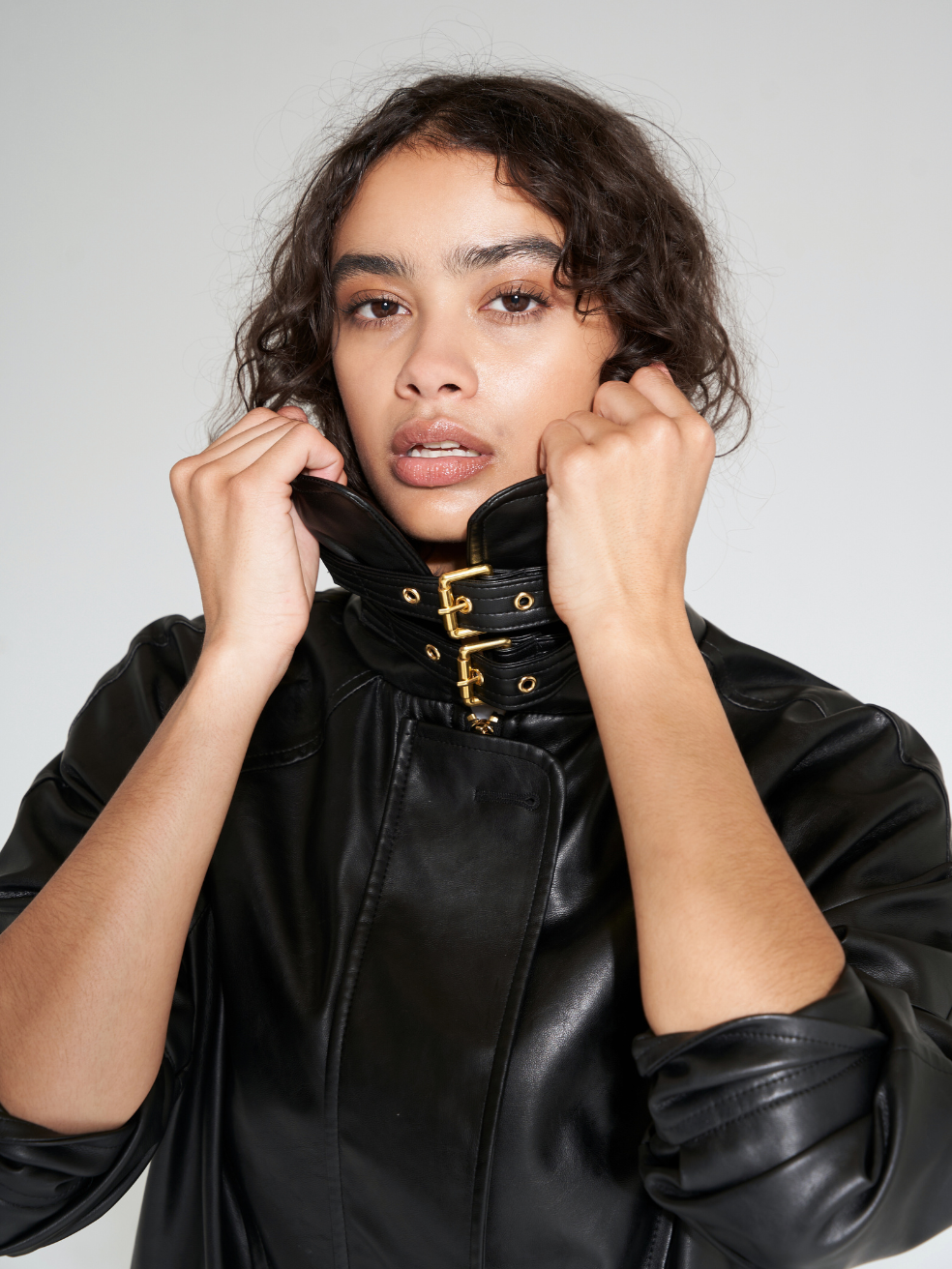 Oversized Moto Penner Stormi Black Jacket Ethical Fashion Canada