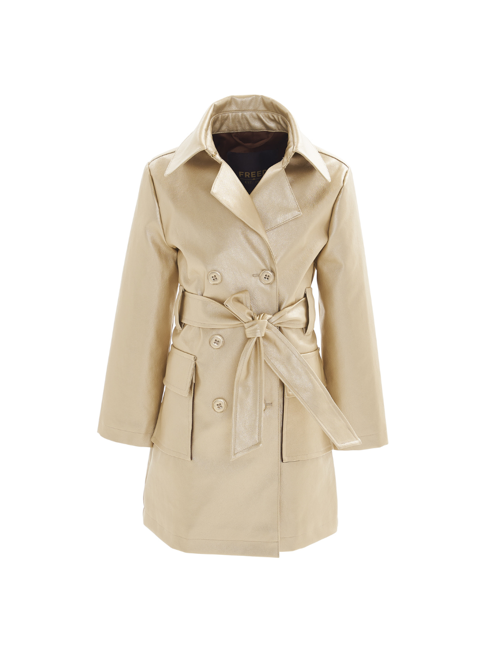 Mini Kids Gina Gold Canadian Sustainable Trench Coat