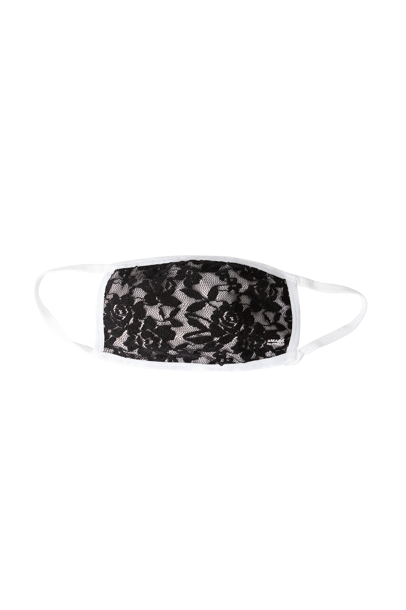 Adult lace and cotton face mask.