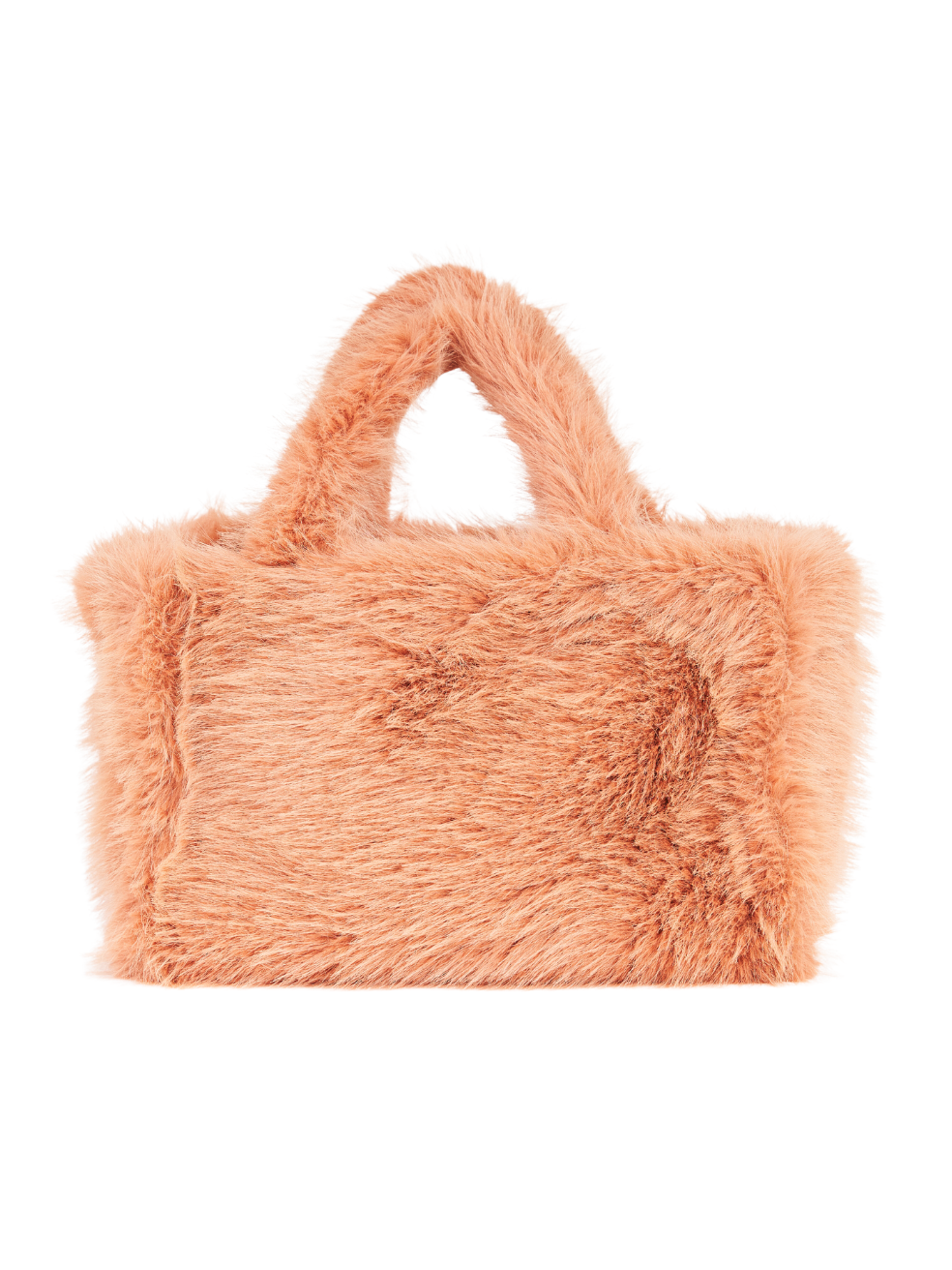 XL Tote Bag Large Apricot Animal Free Shaggy Fur Canadian Made Sustainable Accessories