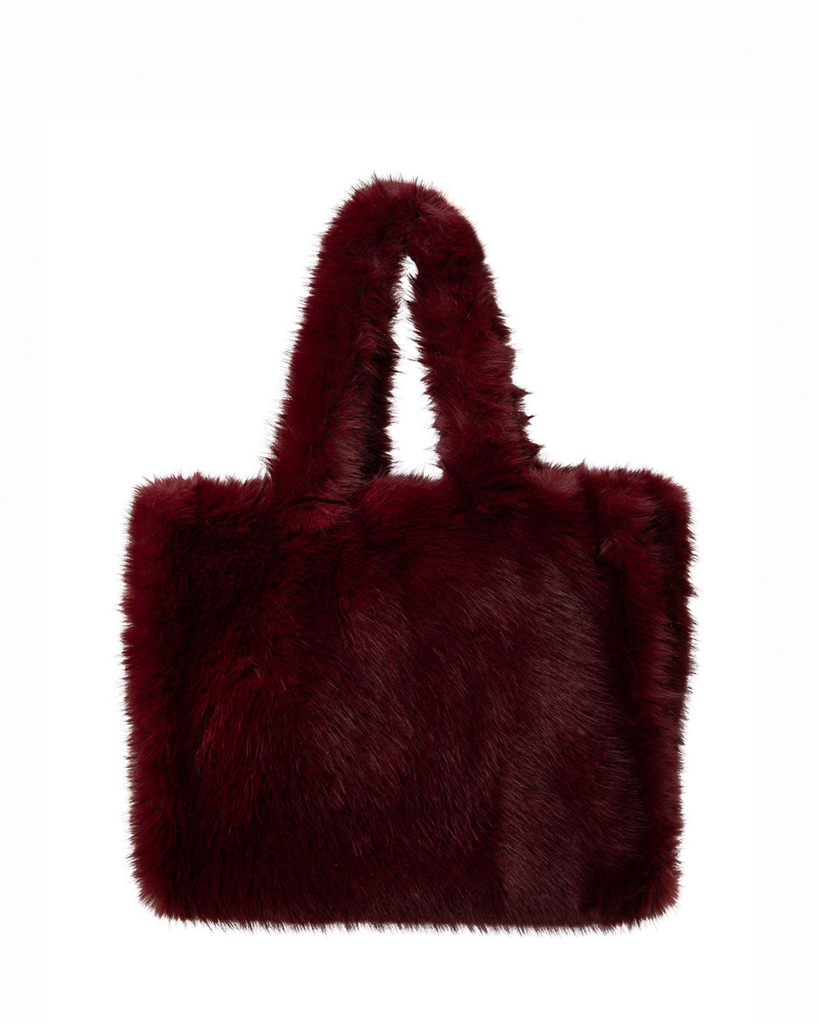 OVERSIZED TOTE - MERLOT