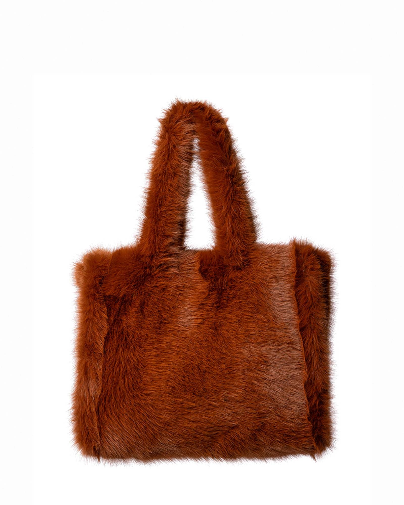 OVERSIZED TOTE - RUST