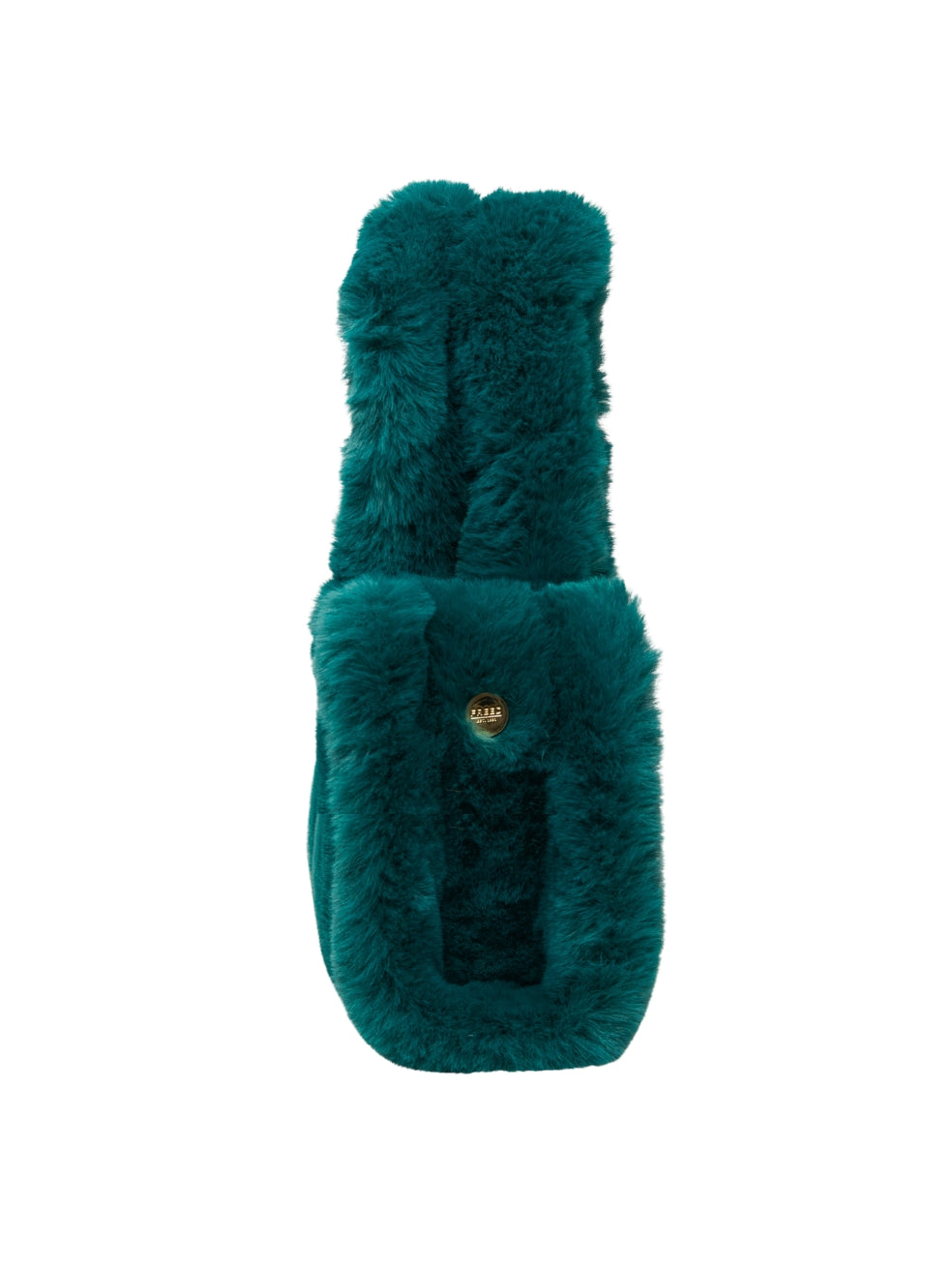 freed emerald animal free fur mini tote bag luxury ethical faux fur handbag