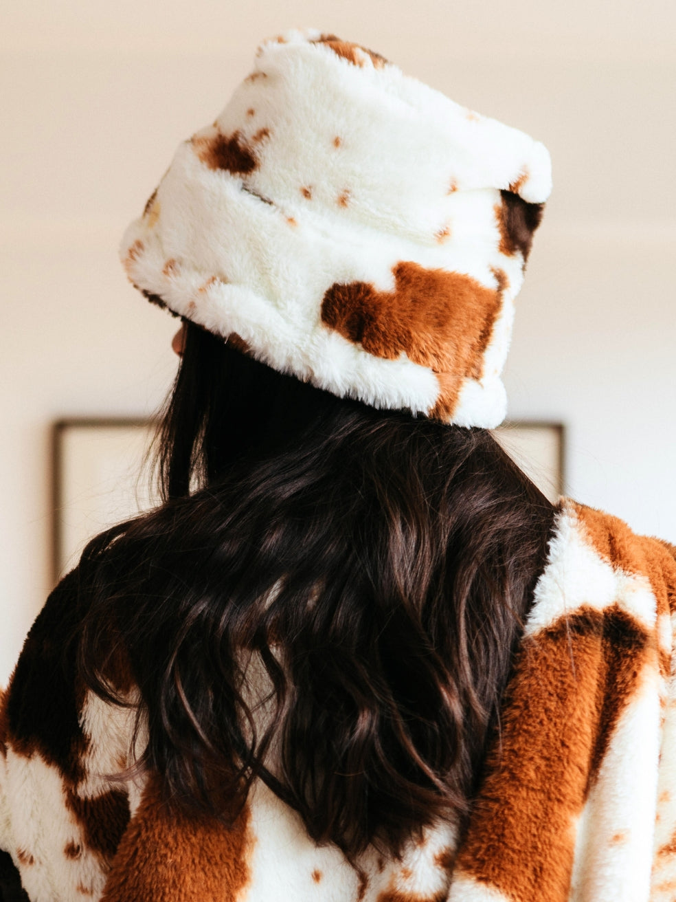 BUCKET HAT - BROWN COW