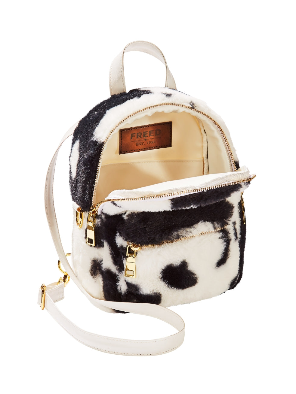 MINI BACKPACK - BLACK COW