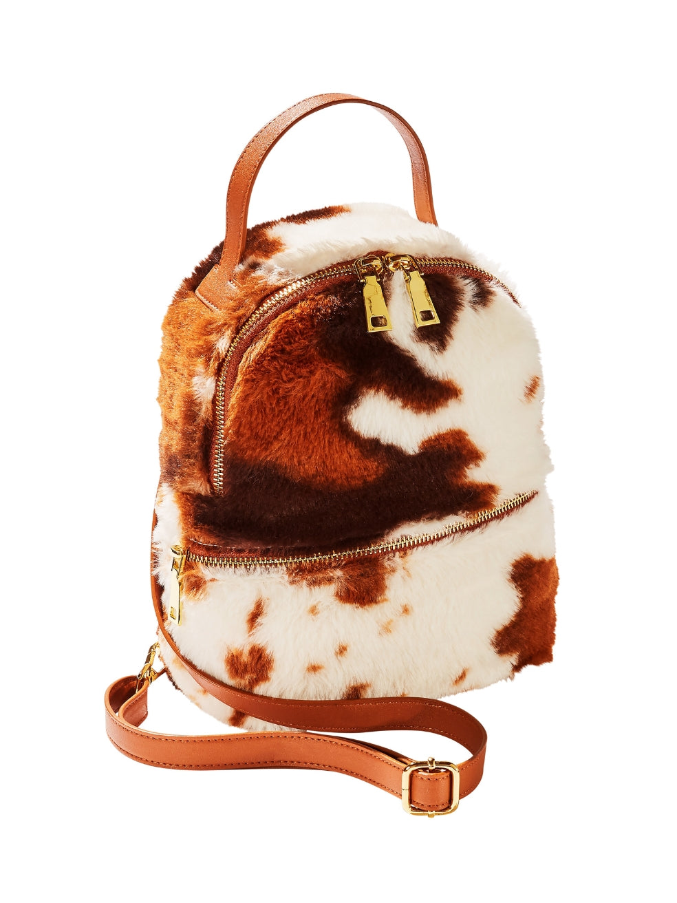 MINI BACKPACK - BROWN COW