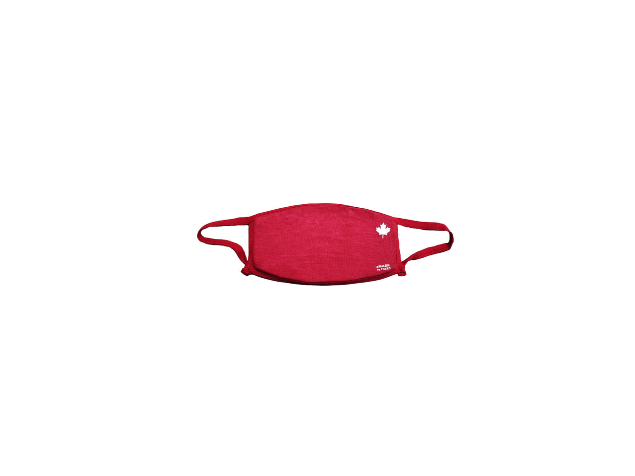 Red print kid's breathable face mask.