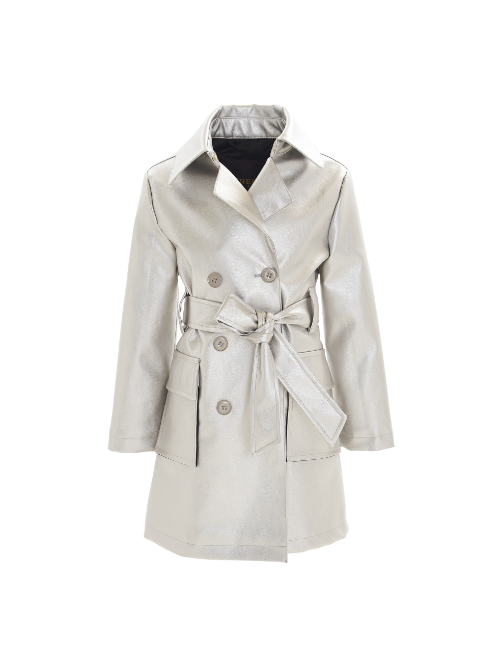 Gina Kids Trench Coat Silver Fashion Made in Canada