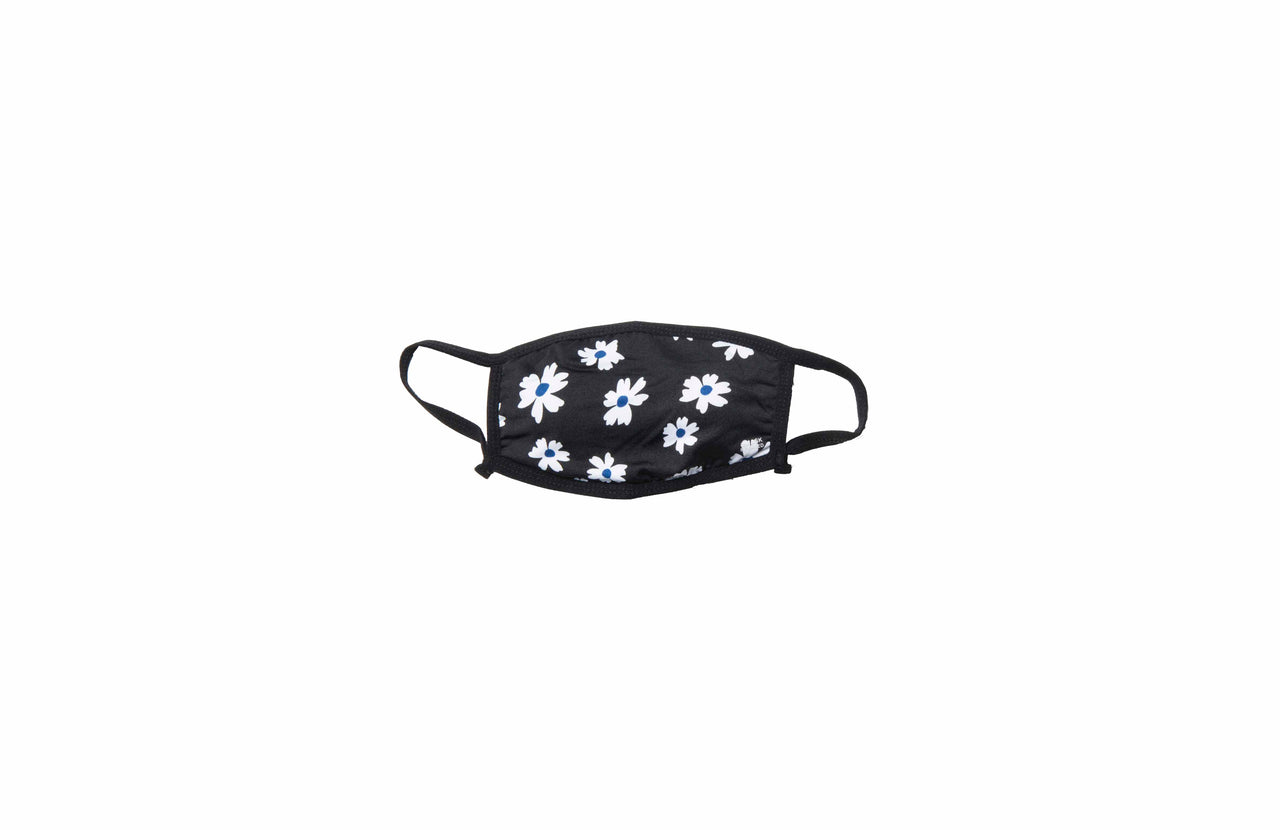 Printed floral adult breathable face mask.